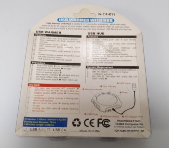 USB Warmer with Hubs - Sliver