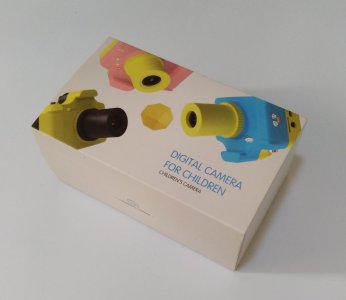 兒童數碼相機 - 黃粉色