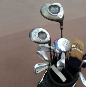 Porterline Golf Bag with Multi-Brand Golf Clubs