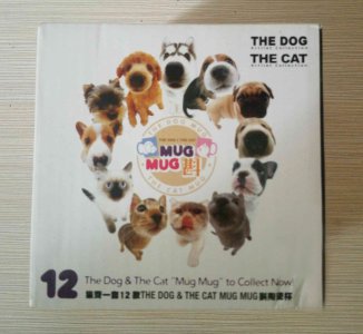 The Dog & The Cat 貓狗立體頭像杯