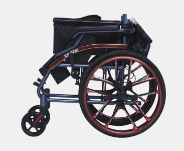 Tousda 鎂合金 20 吋輕便手推輪椅